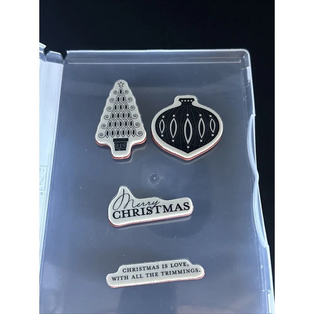 STAMPIN UP  Christmas stamp set CHRISTMAS HOLIDAYS Contempo Stampin!